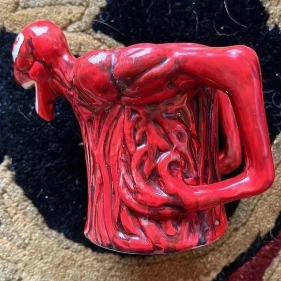 MARVEL 2015 CARNAGE 2-Handled Sculpted Mug with Pour Spout Mouth Coffee Tea Cup - Picture 12 of 16